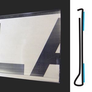 Moulure pvc clair 2'' x 48'' adhésif