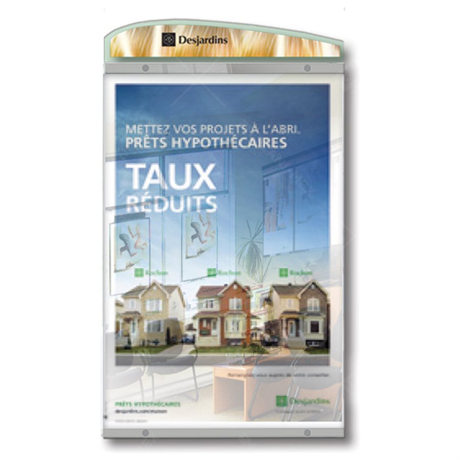 Porte-affiche 22'' x 28'', base 14