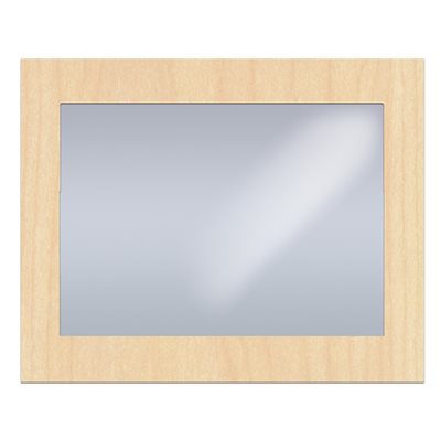 Wall Name Plate PN2 Maple Laminate 6 x 5"