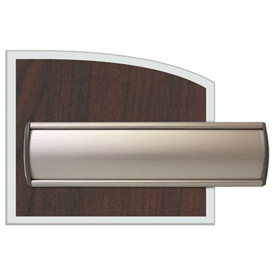 Wall Name Plate PN7 Walnut Laminate 7 x 4.5"